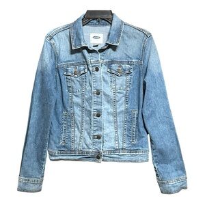 Old Navy Blue Denim Jean Jacket Classic Style M